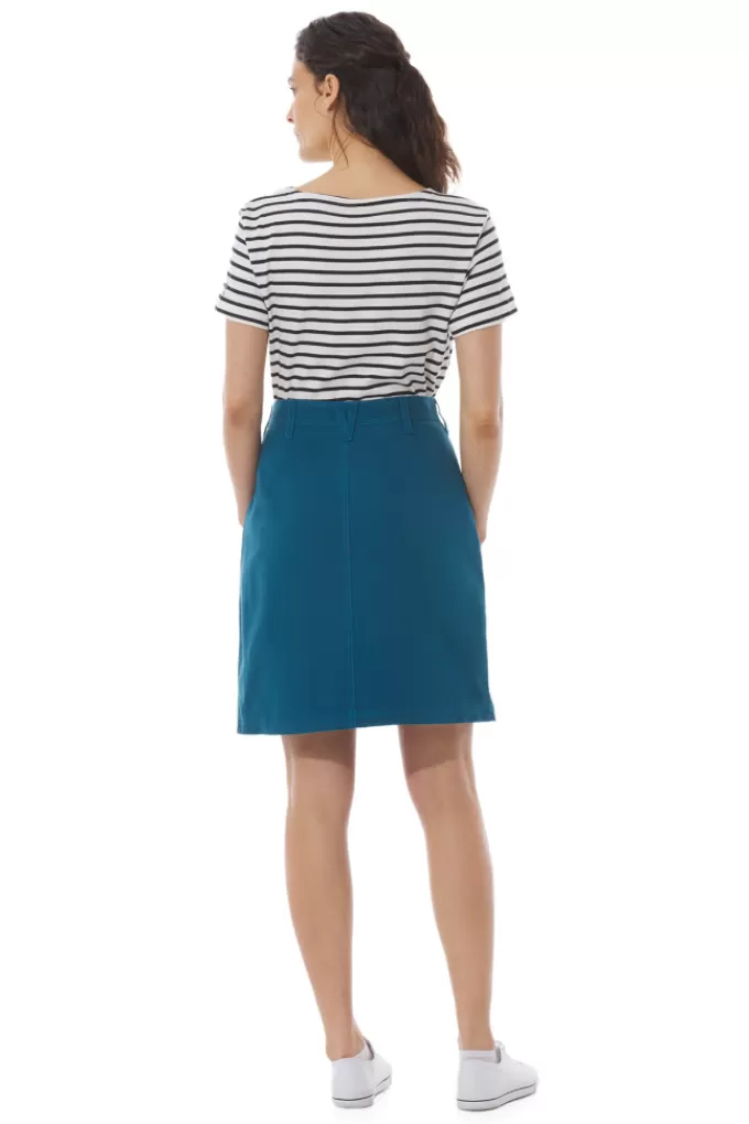 Mousqueton A-line skirt with pockets^Women Dress, Skirt