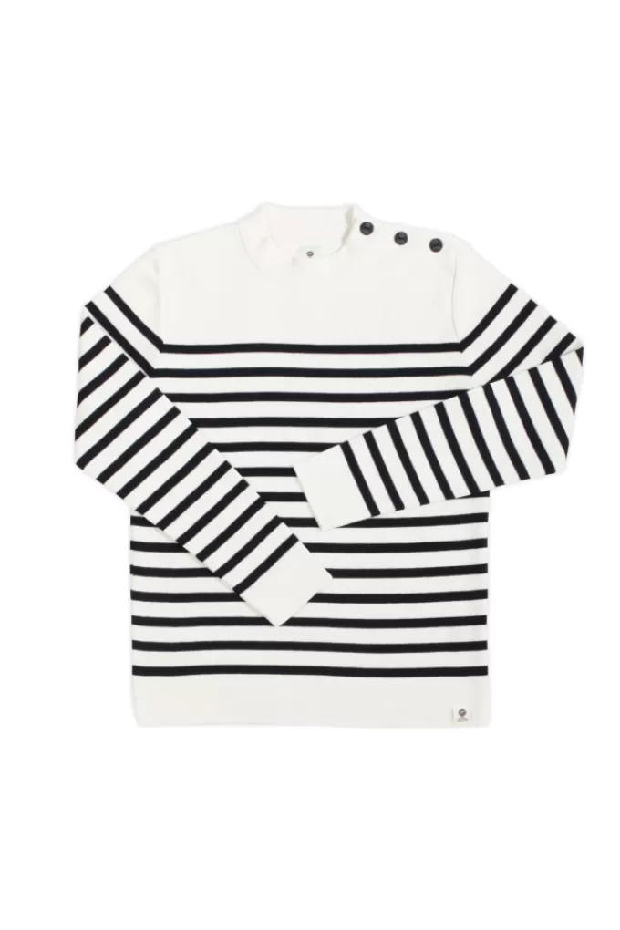 Mousqueton Buttoned sailor sweater^Kids Cardigan, Sweater