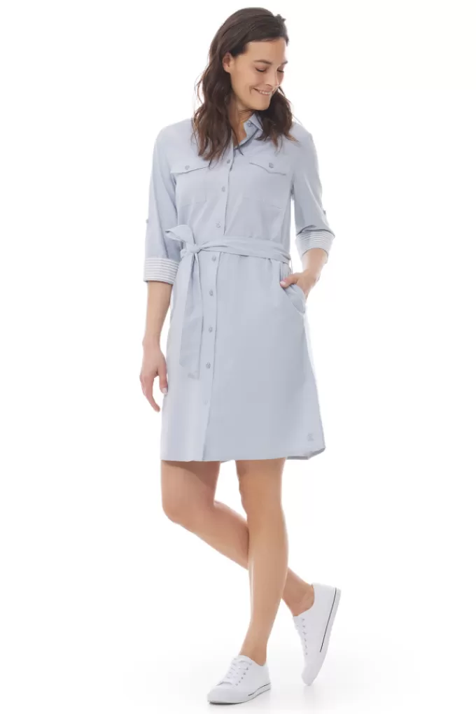 Mousqueton Chambray shirt dress^Women Dress, Skirt