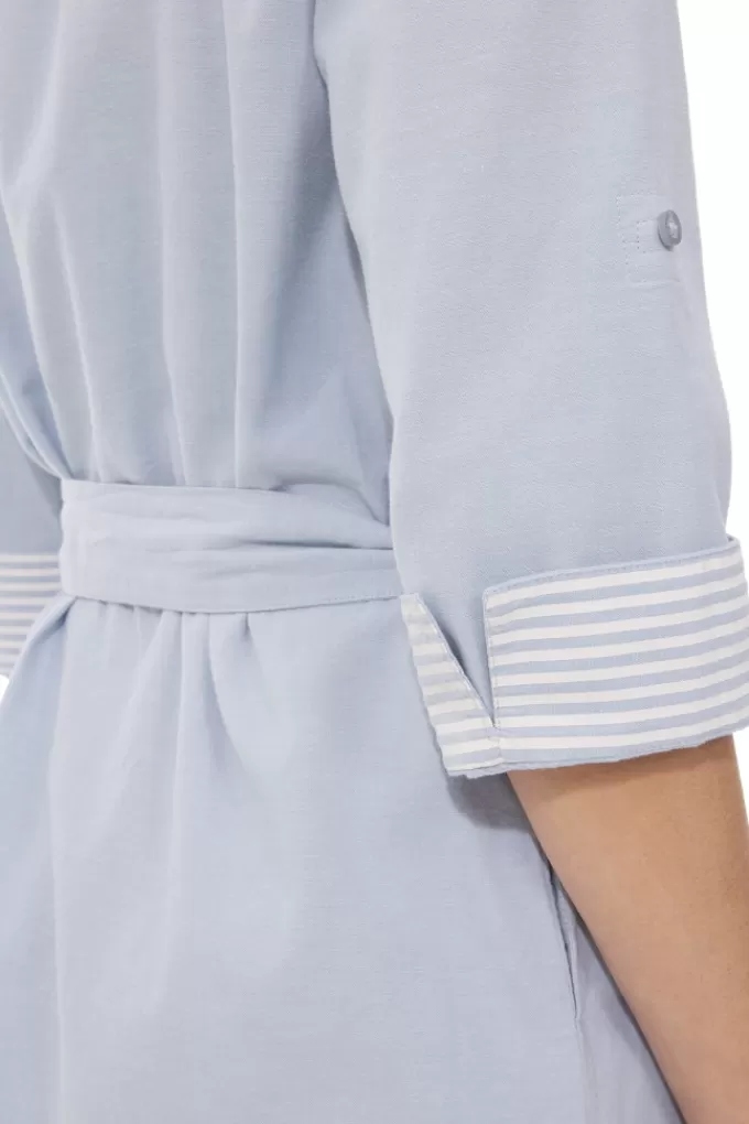 Mousqueton Chambray shirt dress^Women Dress, Skirt