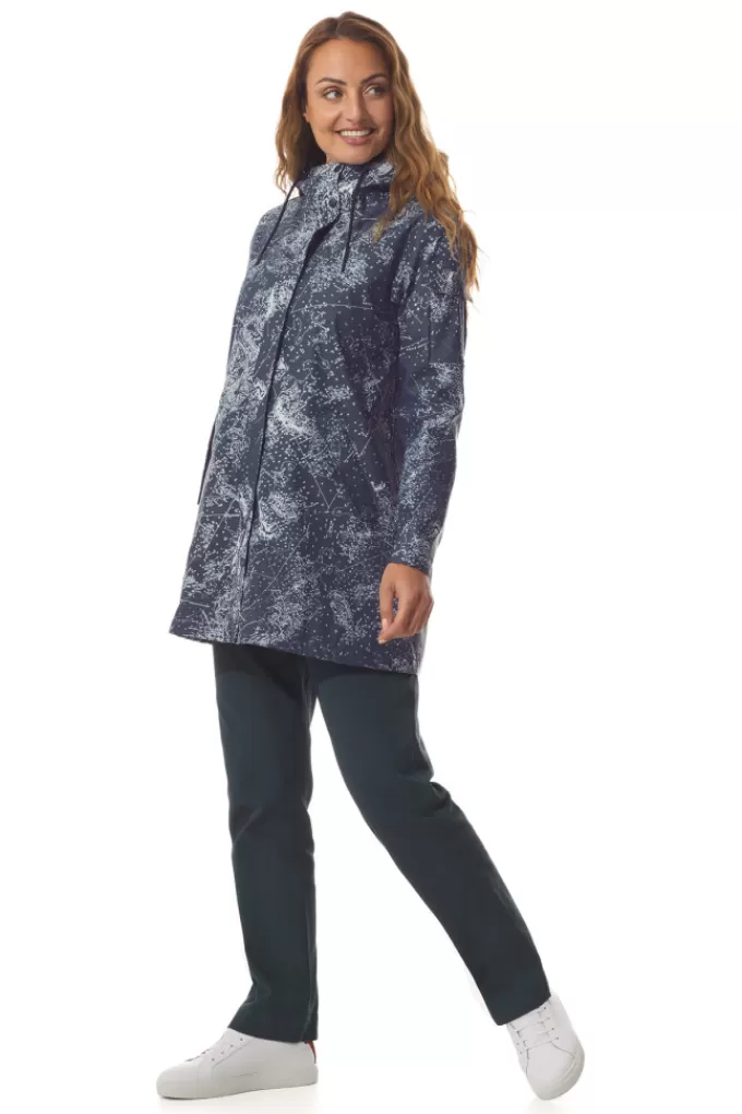 Mousqueton Fleece-lined printed raincoat^Women Raincoat, Parka