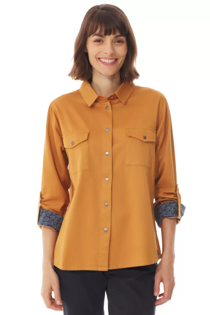 Mousqueton Heavyweight twill shirt^Women Shirt, Blouse