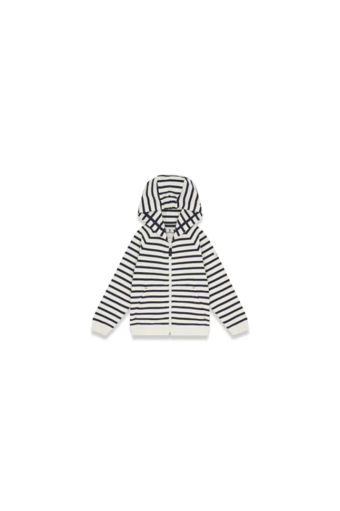 Mousqueton Hooded zipped cardigan^Kids Cardigan, Sweater