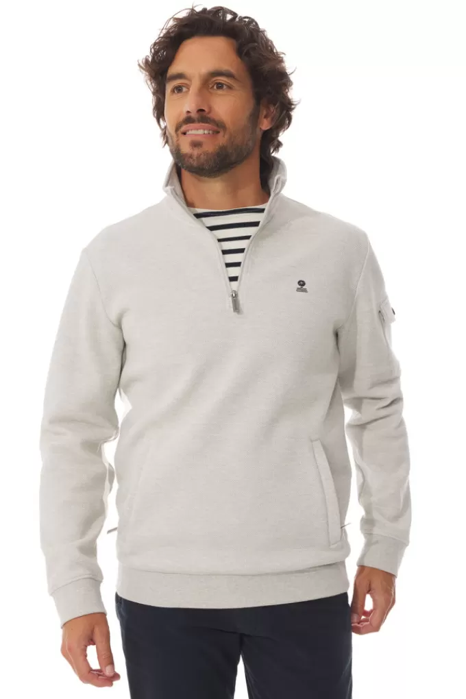 Mousqueton Interlock zip-neck sweatshirt^ Sweatshirt