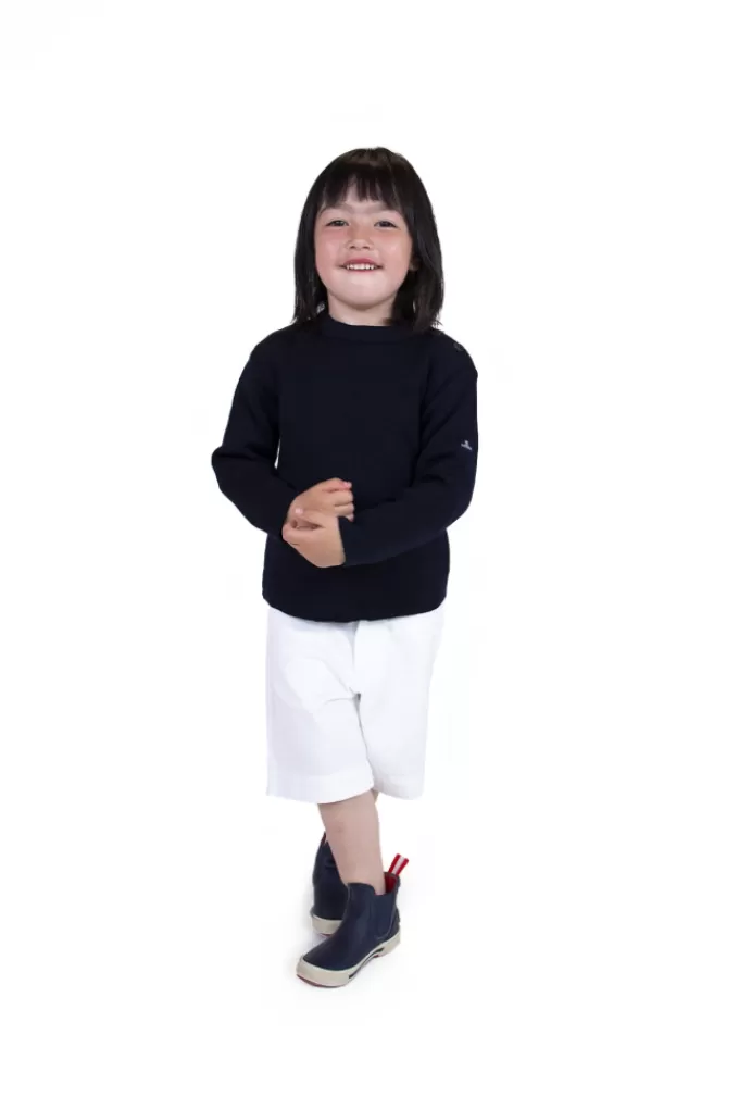 Mousqueton Kids plain sailor sweater^Kids Cardigan, Sweater