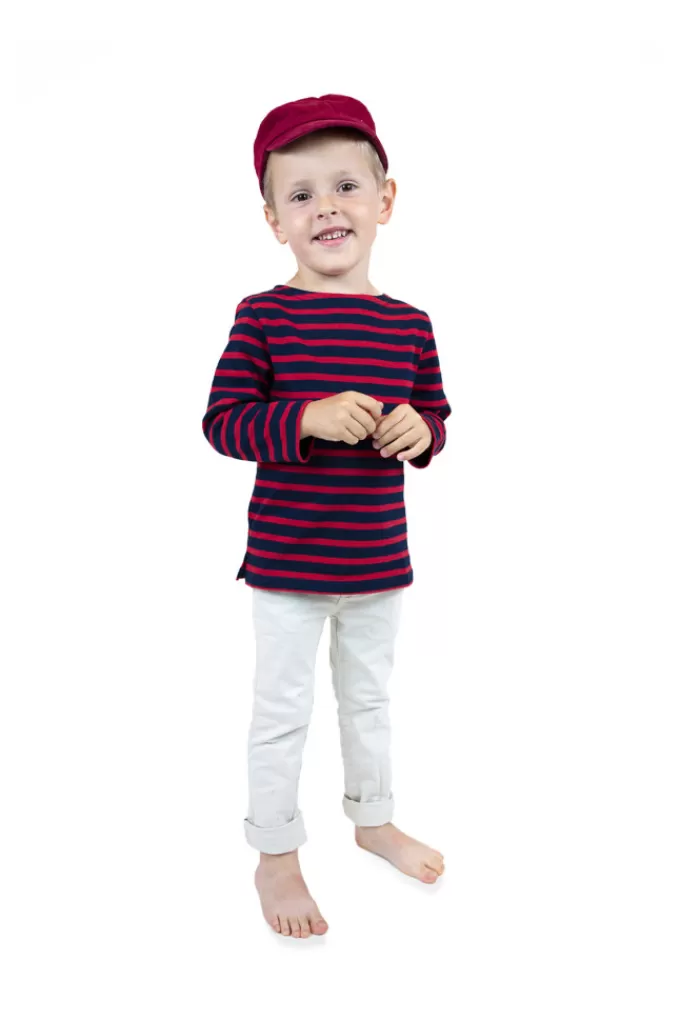 Mousqueton Kids two-tone breton stripe shirt^Kids Breton Shirt