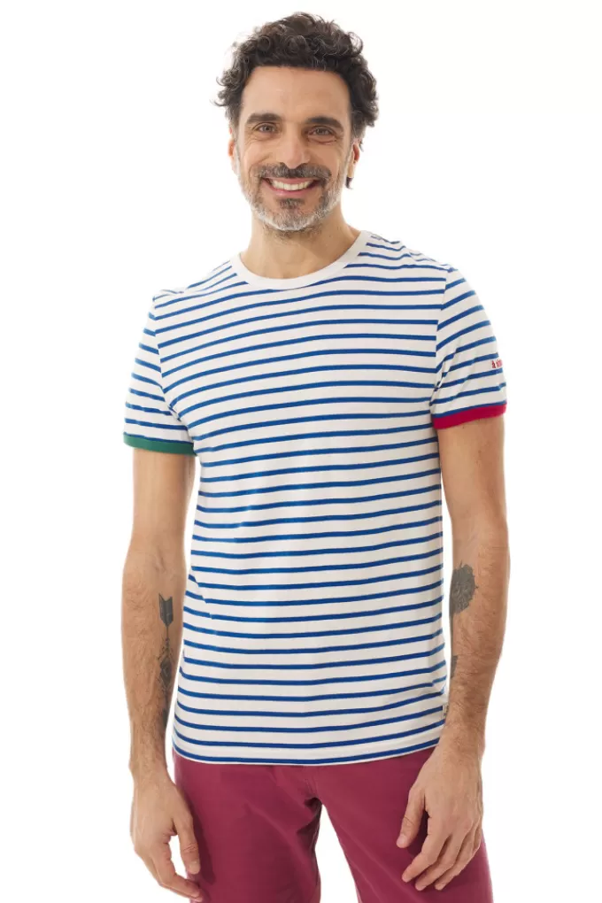 Mousqueton Light sailor stripe shirt^ Polo Shirt, T-shirt