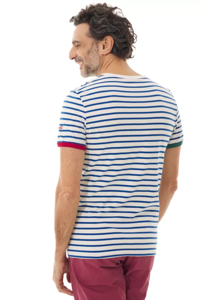 Mousqueton Light sailor stripe shirt^ Polo Shirt, T-shirt