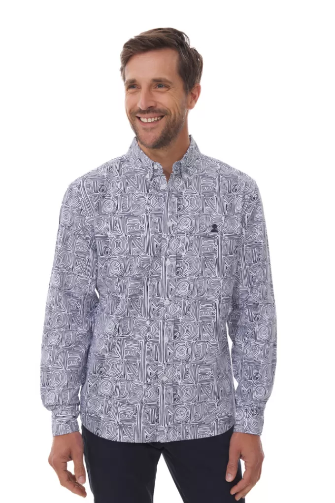 Mousqueton Lightweight printed shirt^ Shirt