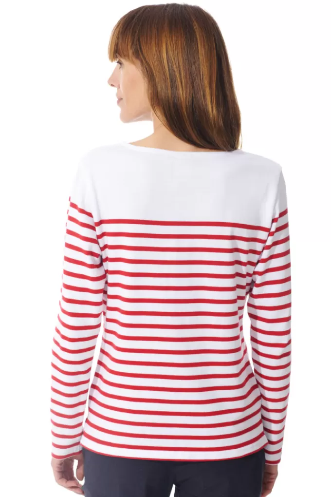 Mousqueton Long-sleeved breton stripe shirt^Women Breton Shirt