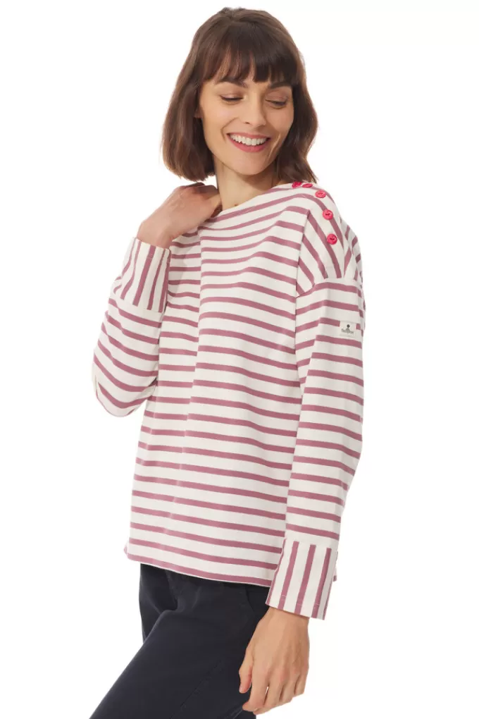 Mousqueton Oversized breton stripe shirt^Women Breton Shirt