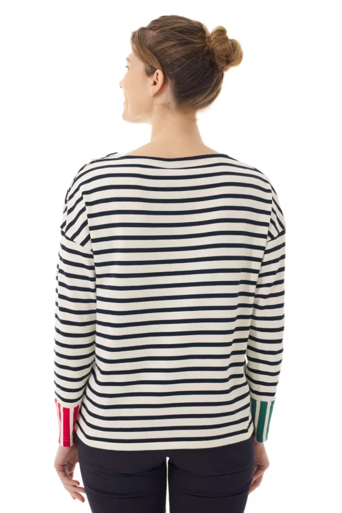 Mousqueton Oversized breton stripe shirt^Women Breton Shirt