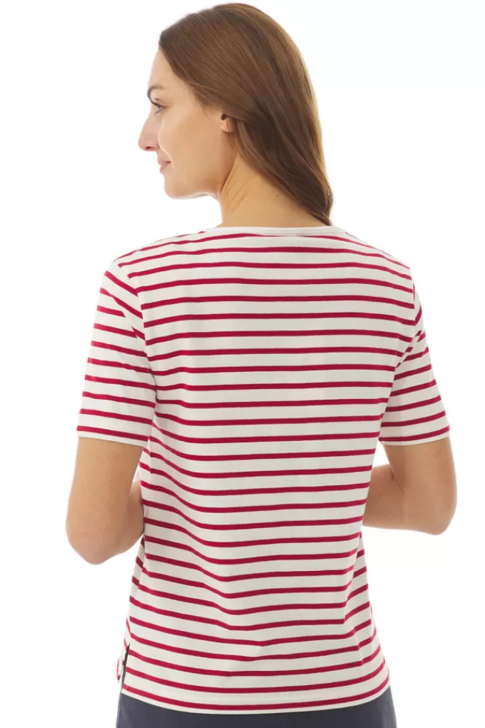 Mousqueton Sailor stripe t-shirt^Women Polo Shirt, T-shirt