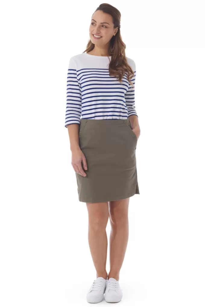 Mousqueton Straight skirt with pockets^Women Dress, Skirt