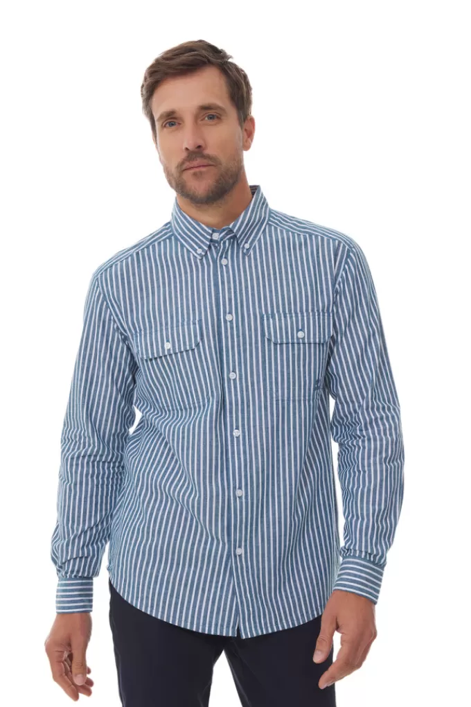 Mousqueton Striped chambray shirt^ Shirt