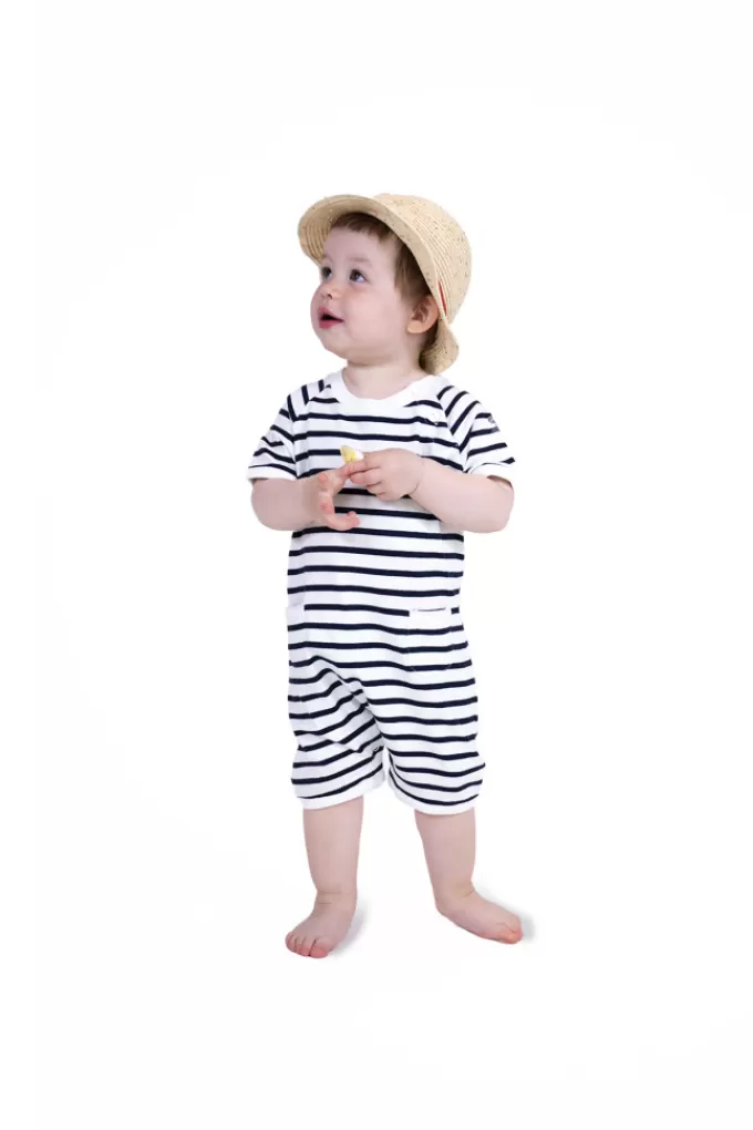 Mousqueton Striped romper suit^Kids Pants, Jumpsuit