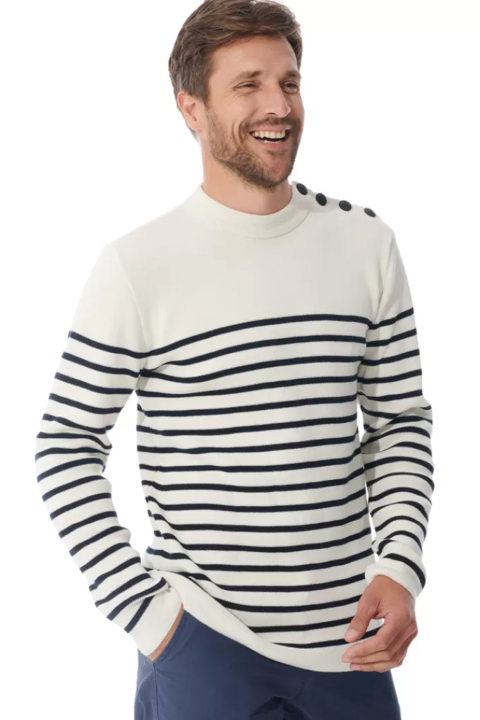 Mousqueton Striped sailor sweater^ Cardigan, Sweater