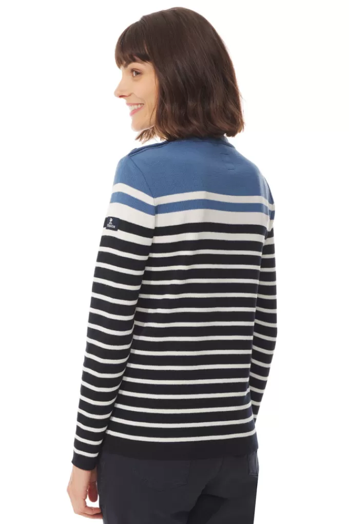 Mousqueton Striped sailor sweater^Women Cardigan, Sweater