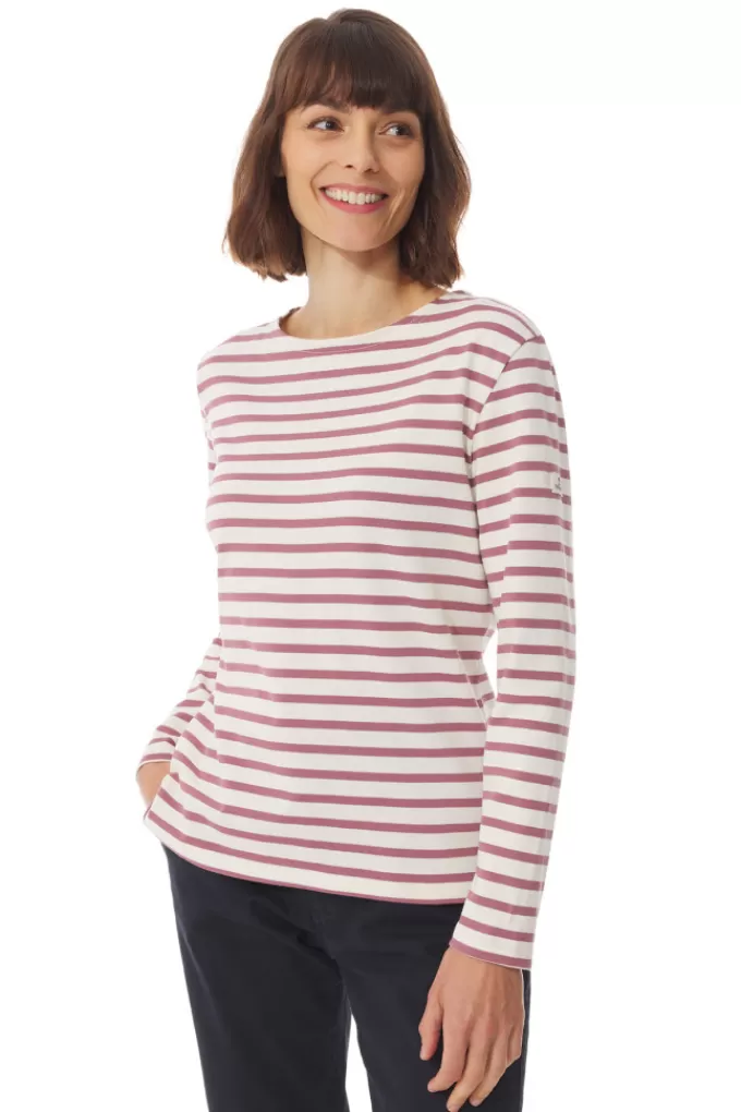 Mousqueton Two-tone breton stripe shirt^Women Breton Shirt