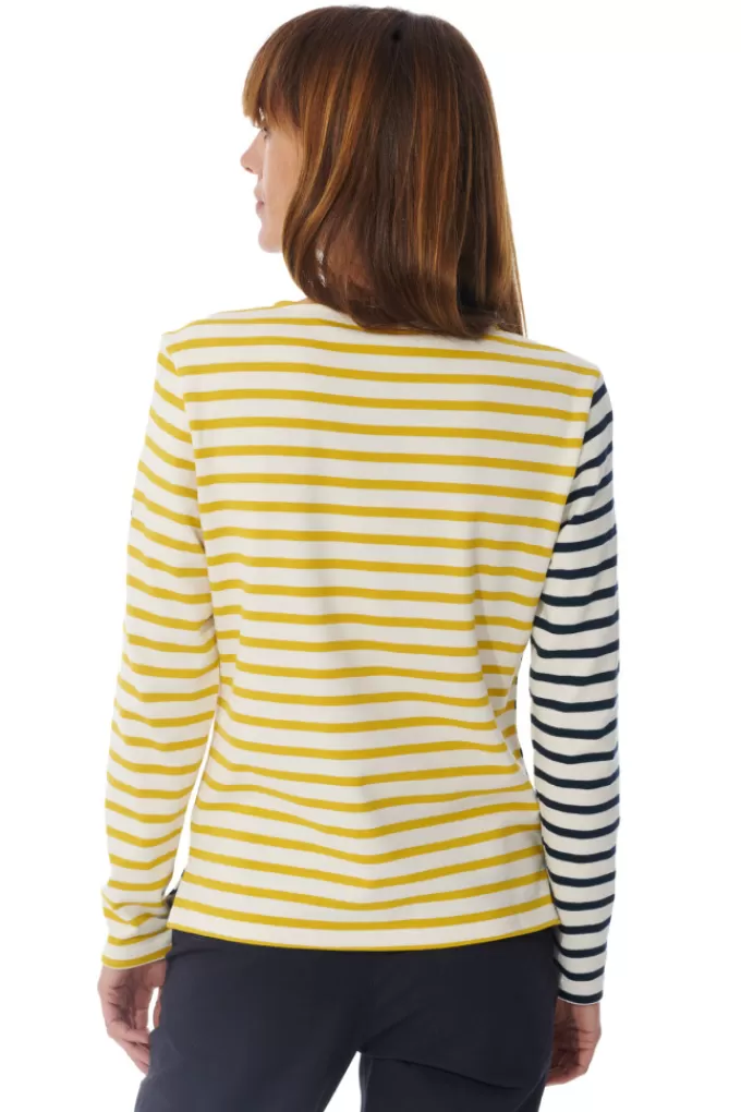 Mousqueton Zipped breton stripe shirt^Women Breton Shirt